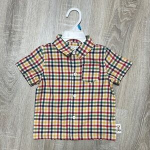 Stripes HBC Multicolor Plaid Kids Shirt